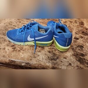 Nike Blue & Lime Green Air Max Trainers